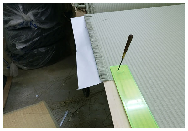 畳施工中
