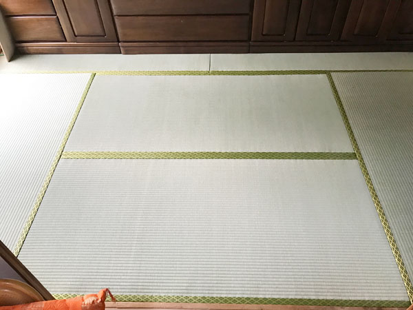 貼り替え後の和室全体