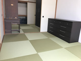 札幌市白石区 表替え&縁無半畳新畳