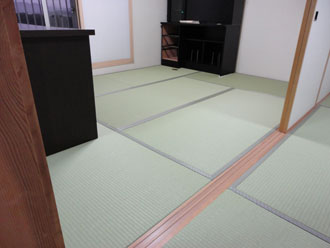 札幌市清田区・畳 表替え・抜き差し 和紙表で表替え