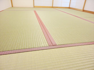 札幌市豊平区・畳 表替え、襖・障子貼替工事 縁の柄や色合いで和室に個性を