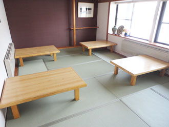 札幌市清田区・樹脂表で表替え 飲食店の畳工事