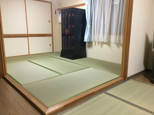 札幌市豊平区・国産畳 表替え&上敷き制作