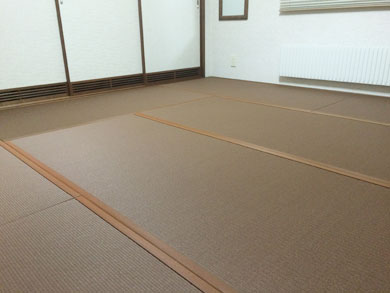 北広島市・工業表(カラー畳清流) カラー畳で魅力的な和室を実現
