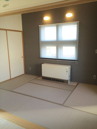 岩見沢市幌向・和紙表 ダイケン小波 見せたくなる和室