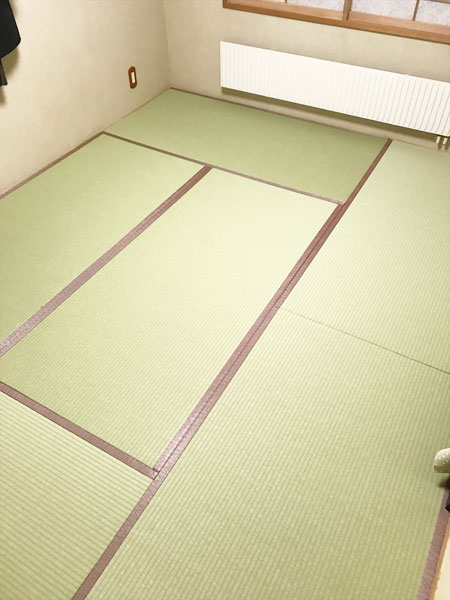 施工後の畳の様子