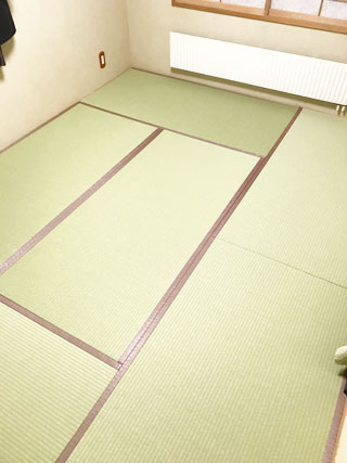 札幌市南区・和紙表 畳表替え6枚