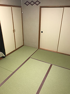 札幌市南区・和紙表 襖張替え・畳表替工事